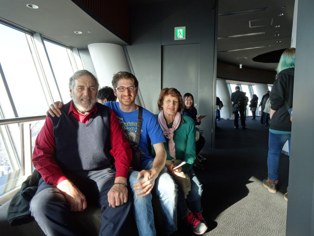 Family picture at Skytree