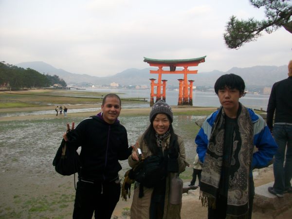 On a trip to Itsukushima on my trip abroad to Japan